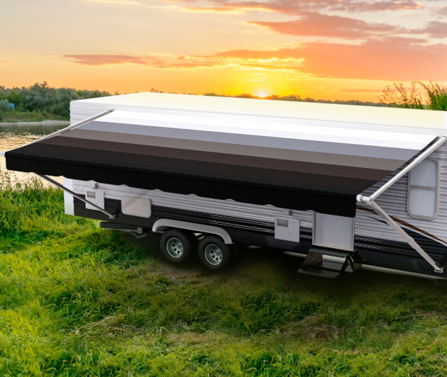 RV Awning Fabric Replacement Heavy Duty Vinyl for Dometic Awnings With Existing Metal Cover