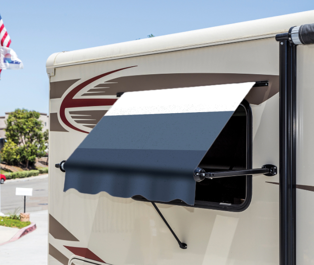 ShadePro – XL Vinyl/Fullview Window Awning Complete